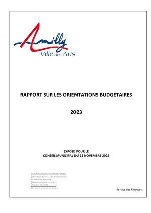 Calaméo Délibération N82 2022 Annexe Rapport Sur Les Orientations