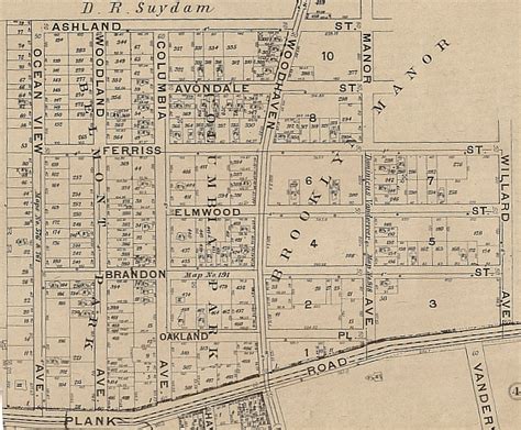 Woodhaven Map - 1901