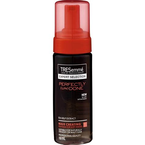 Tresemme Hair Styling Foam Perfectly Undone 150ml Woolworths