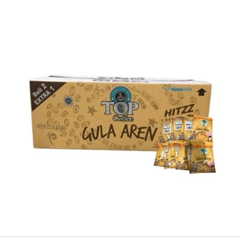 Jual Top Coffee Kopi Gula Aren Dus Isi Renceng Sachet G