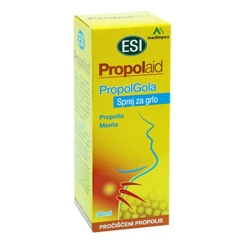 Esi Propolaid Propolgola Spray Za Grlo 20ml Pharma Viva