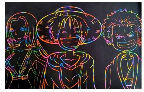 Diy Rainbow Magic Cardboard Scratching Drawing Paper Children A4 Size