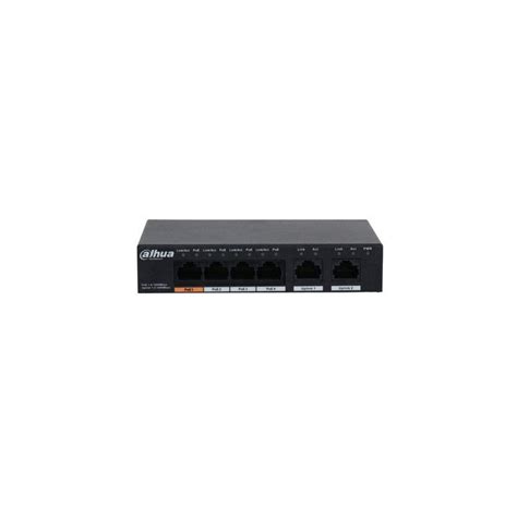 Dahua DH PFS3006 4GT 60 Port Unmanaged Desktop Switch With 4 Port PoE