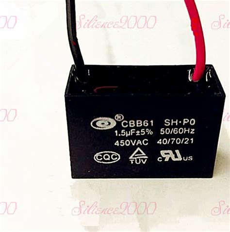 Cbb61 450vac 450v Ac Motor Start Capacitor 12uf 50uf Ebay