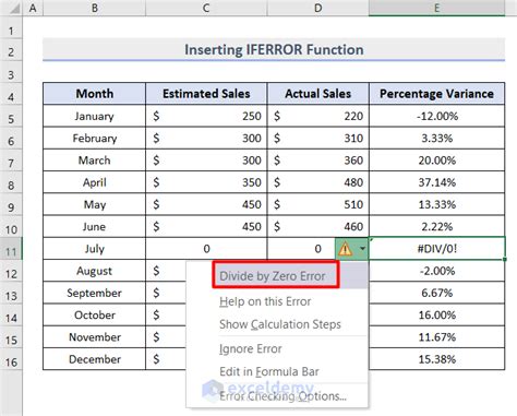 How To Calculate The Variance Percentage In Excel 3 Methods