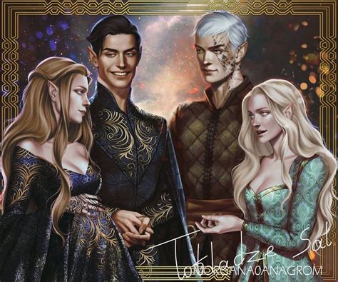 Rhysand And Feyre A Court Of Thorns And Roses By Morgana0anagrom Acotar Art Эльфийка