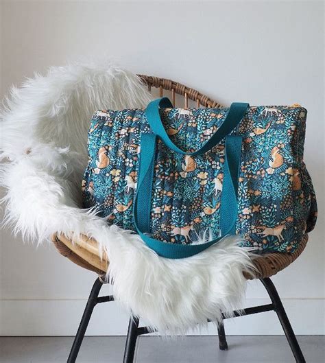 Patrons Pour Coudre Un Sac De Voyage Louise Magazine Couture Sac