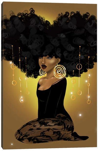 Black Art Prints African American Art Icanvas Arte Cabelo