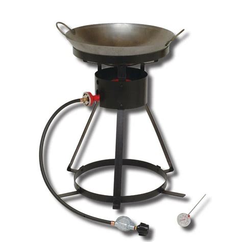 King Kooker 24wc Heavy Duty 24 Inch Portable Propane Outdoor Cooker With 18 Inch Steel Wok For