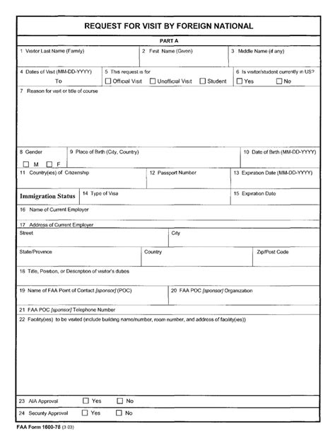 Faa Form Visit Fill Online Printable Fillable Blank Pdffiller