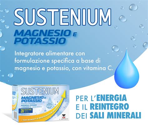 Sustenium Magnesio E Potassio 28 Bustine