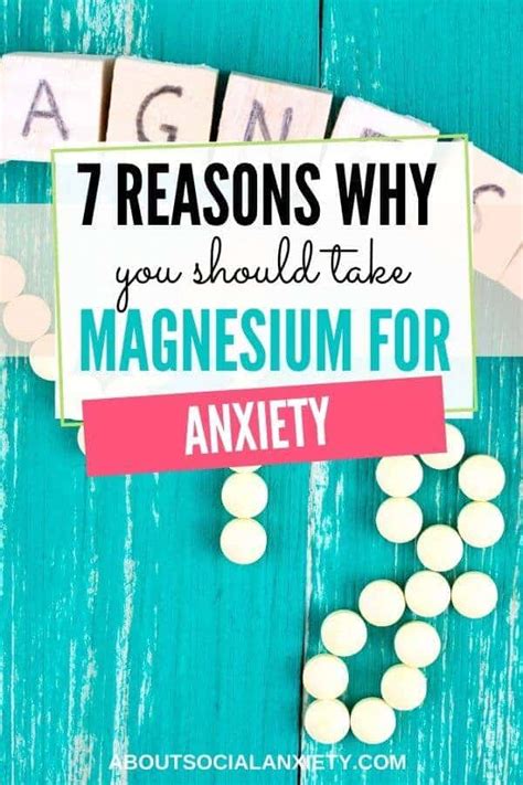 Magnesium for Anxiety - 7 Reasons Why You Should Take It