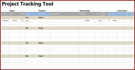 Employee Task Tracking Template Excel Template Resume Examples