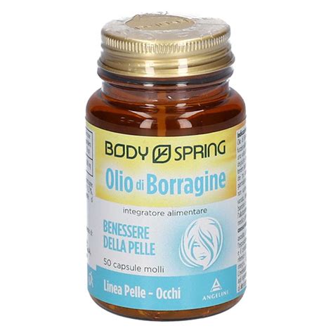 Body Spring Olio Di Borragine Integratore Benessere Pelle Capsule