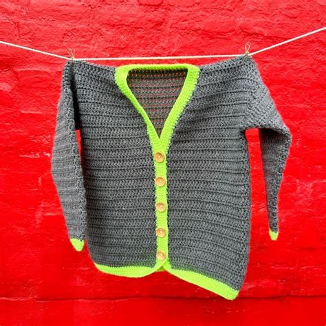 Contrast Cardi Kinder Cardigan Anleitungen Hobbii De