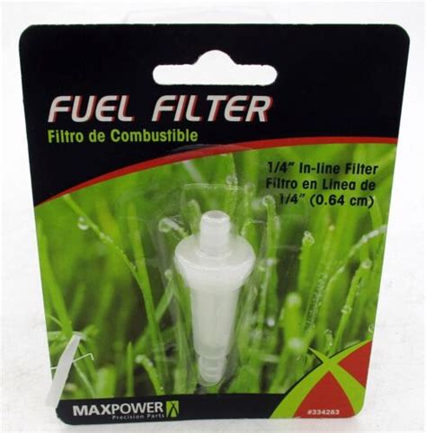 Maxpower Precision Parts In Line Fuel Filter Model Ebay