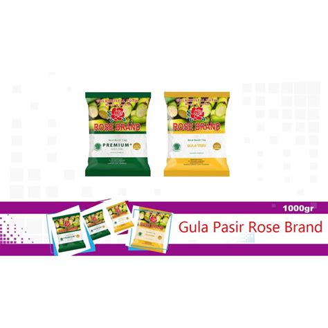 Jual Rose Brand Gula Pasir Putih Pck 1kg Shopee Indonesia