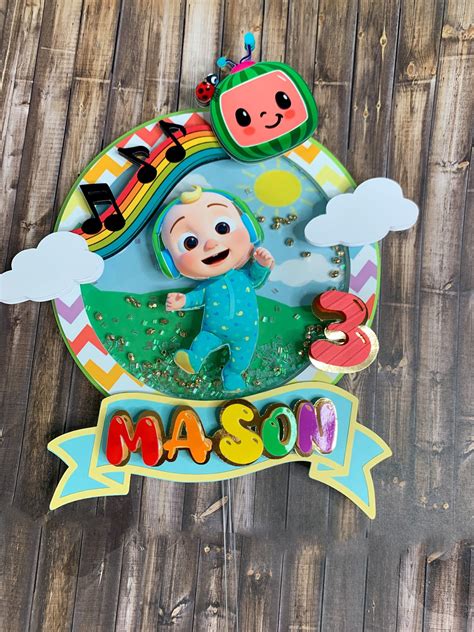 Cocomelon Party Cocomelon Birthday Cocomelon Cake Topper Etsy Artofit