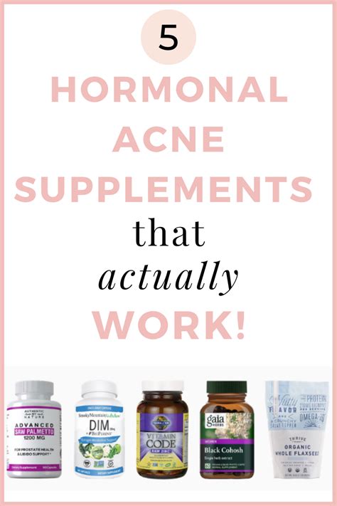 Part 2 5 Best Hormonal Cystic Acne Supplements That Actually Work In