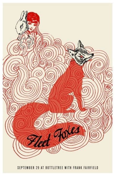 Fleet Foxes Poster R Concertposterporn