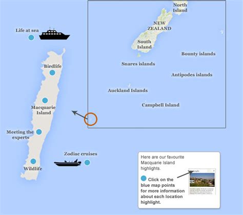 Map Of Macquarie Island