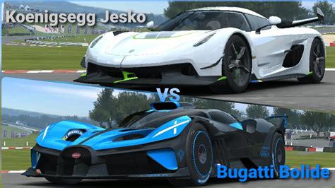 Real Racing Koenigsegg Jesko Vs Bugatti Bolide Which One Is The