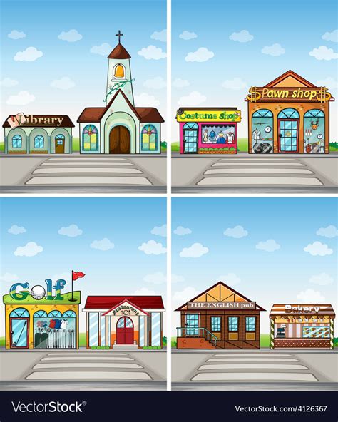 Town Royalty Free Vector Image - VectorStock