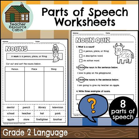 50 Parts Of Speech Worksheets For 2nd Grade On Quizizz Free Worksheets Library