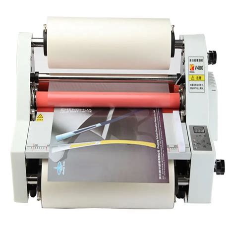 Hot Roll Laminator Laminating Machine Inch Four Rollers One Roll