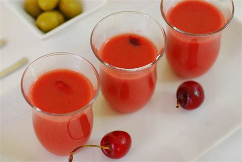 gazpacho de cerezas Recetízate