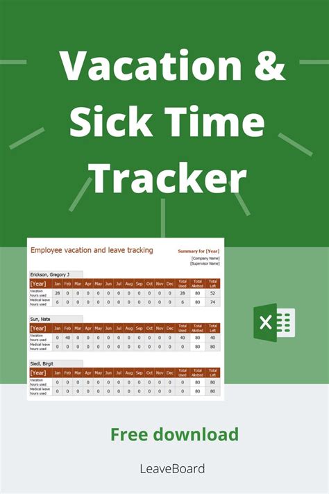 Vacation And Sick Days Effectively Tracking For Optimal Time Management