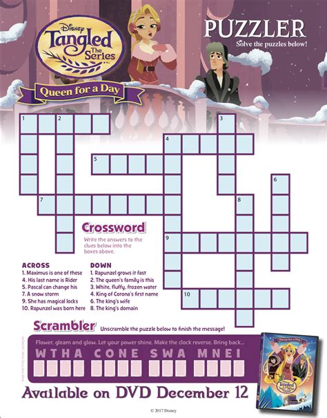 Tangled The Series Queen For A Day Ducktales Woo Oo Printable