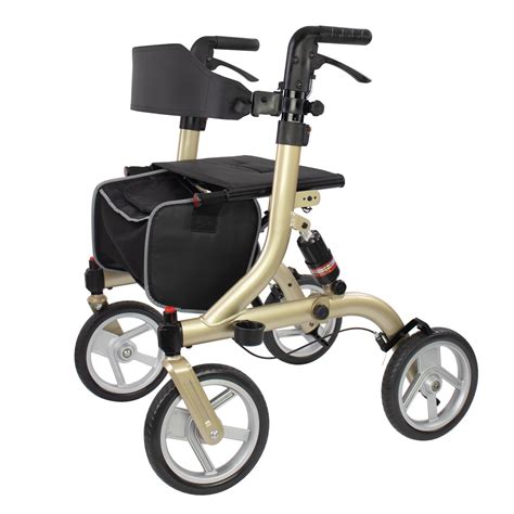 Winlove Rollator Walkers For Seniors Folding Rollator With Seat And 10