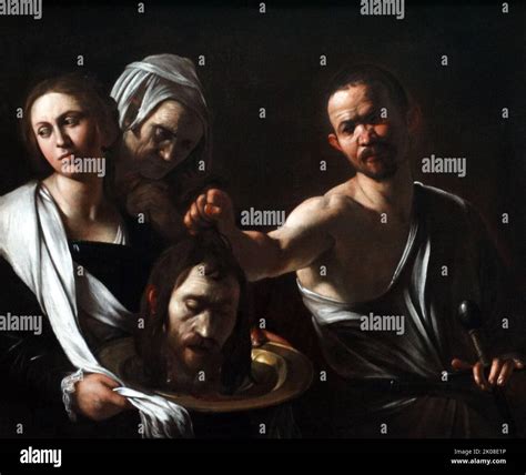 Caravaggio Peinture Intitul E Salome Avec Le Chef De Jean