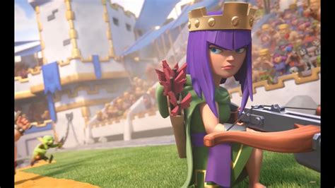 Reina Arquera Clash Royale Youtube