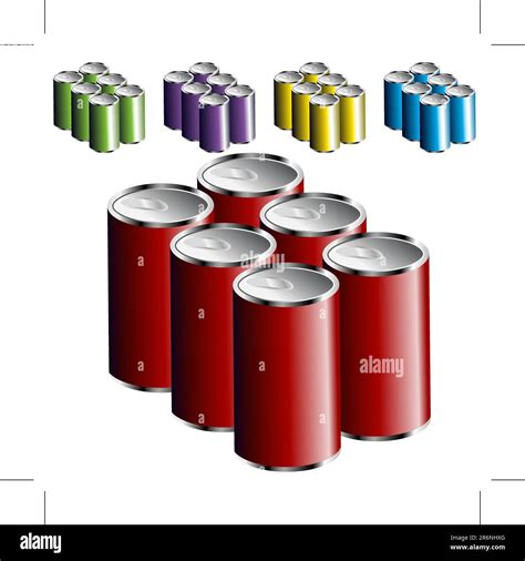 Pop Cans Stock Vector Images Alamy