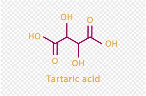 Tartaric Acid Chemical Formula Education Illustrations ~ Creative Market