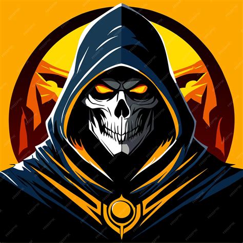 Premium Vector | Veiled Reaper in Shadows Graphic