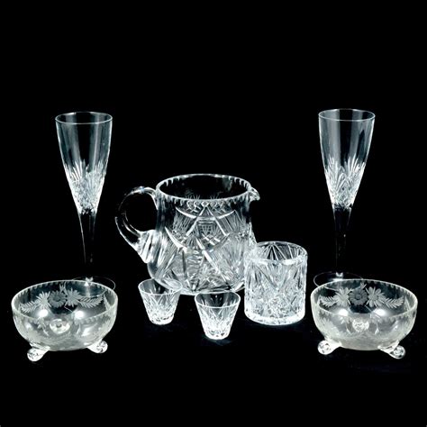 Lot 124 Quantity Of Cut Crystal Glassware