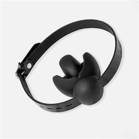 Tongue Trapper Gag Silicone Tongue Gag Oral Filling Gag Bdsm Fetish Gag