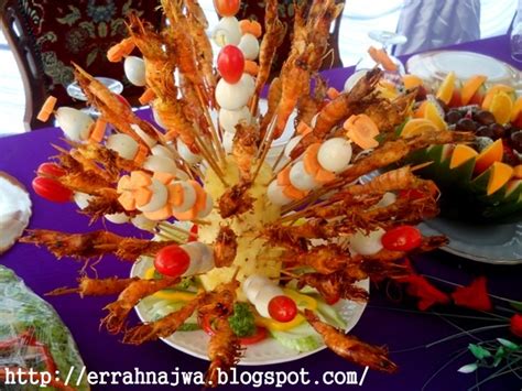 Errah Najwa Gubahan Makanan Beradab Pengantin Nan Indah