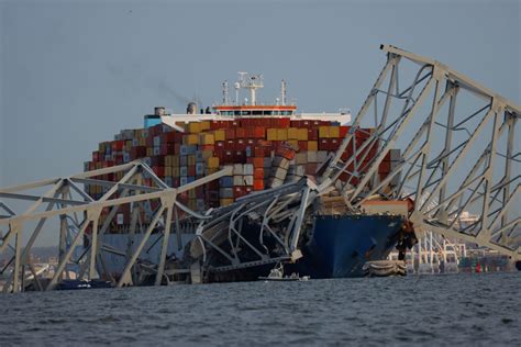 Baltimore’s Key Bridge Has Collapsed From A Cargo Ship Blow Rescuers Are Now Looking For