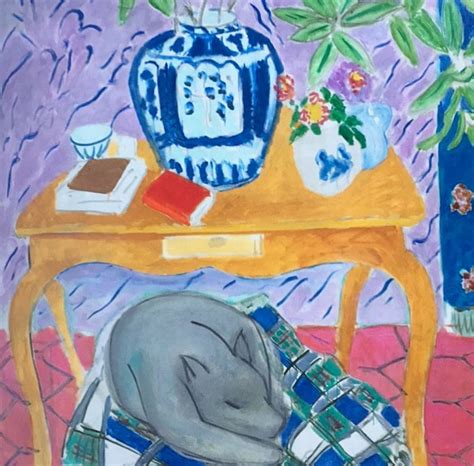 Interior With Dog” Henri Matisse French Artists Modern Art