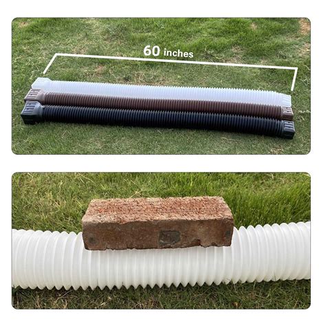 Pack Flexible Rain Gutter Downspout Extensions Drain Downspout