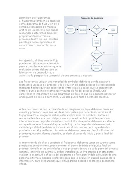 PDF Definición de Flujogramas y Diagramas DOKUMEN TIPS