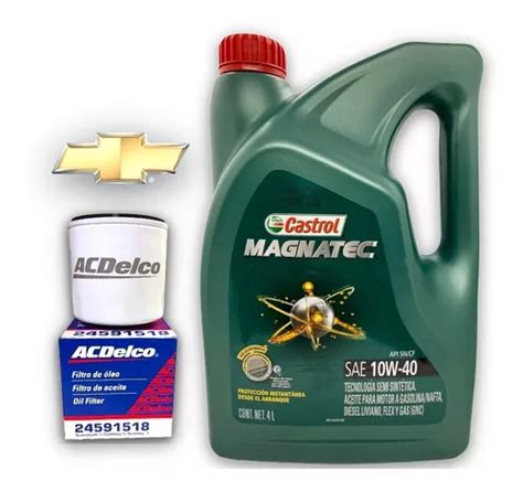 Kit Aceite Castrol Y Filtro Original Chevrolet Corsa Agile