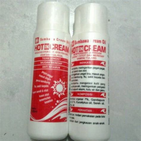 Jual Hot In Cream Utk Nyeri Sendi Otot Keseleo Shopee Indonesia