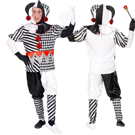 Pierrot Harlekin Kostüm Clown Pantomime XL 54 Herren Kostüm