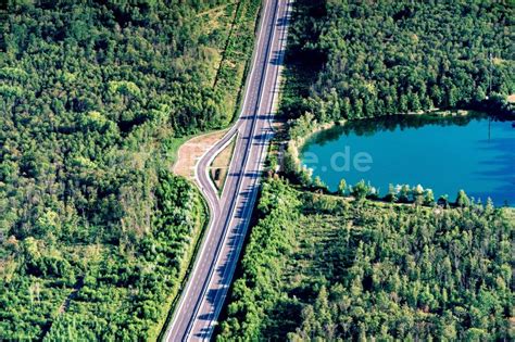 Kippenheim Von Oben Verkehrsunfall Mit Autobahn Stau Im