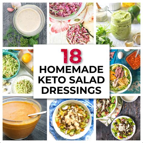 18 Keto Salad Dressing Recipes Homemade Low Carb Salad Dressings